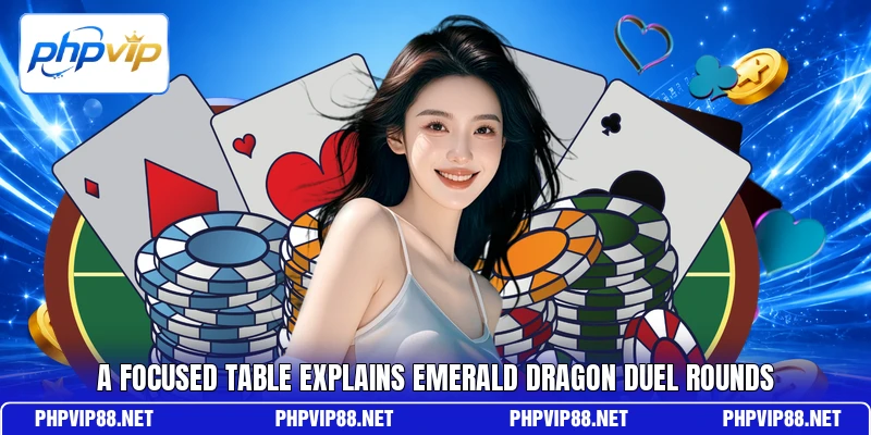 A focused table explains Emerald Dragon Duel rounds A focused table explains Emerald Dragon Duel rounds