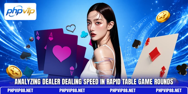Analyzing dealer dealing speed in rapid table game rounds Analyzing dealer dealing speed in rapid table game rounds