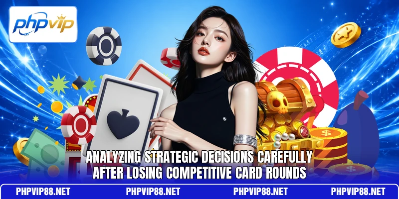 Analyzing strategic decisions carefully after losing competitive card rounds Analyzing strategic decisions carefully after losing competitive card rounds