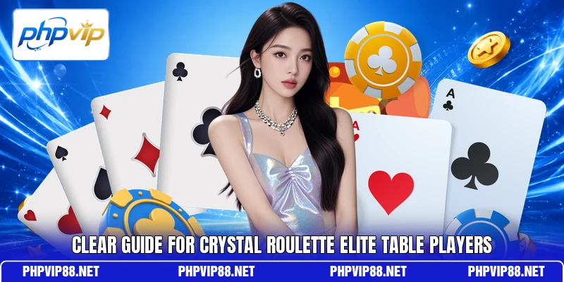 Clear guide for Crystal Roulette Elite table players Clear guide for Crystal Roulette Elite table players
