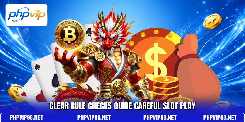 Clear rule checks guide careful slot play Clear rule checks guide careful slot play