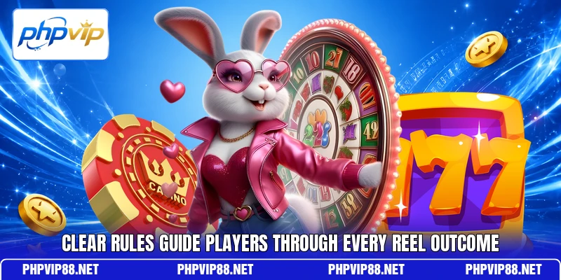 Clear rules guide players through every reel outcome Clear rules guide players through every reel outcome