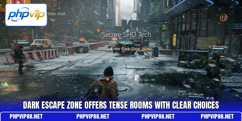 Dark Escape Zone offers tense rooms with clear choices Dark Escape Zone offers tense rooms with clear choices