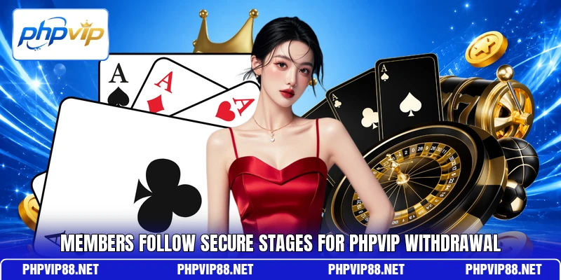 Members follow secure stages for phpvip withdrawal