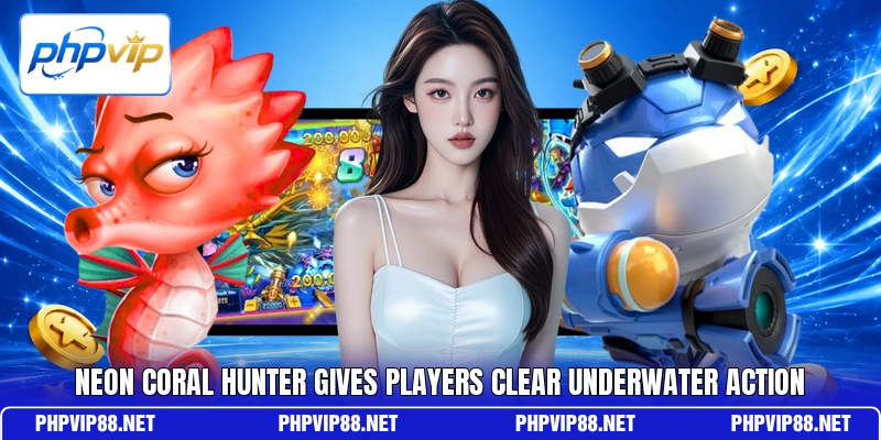 Neon Coral Hunter gives players clear underwater action Neon Coral Hunter gives players clear underwater action