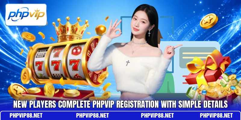 New players complete phpvip registration with simple details New players complete phpvip registration with simple details