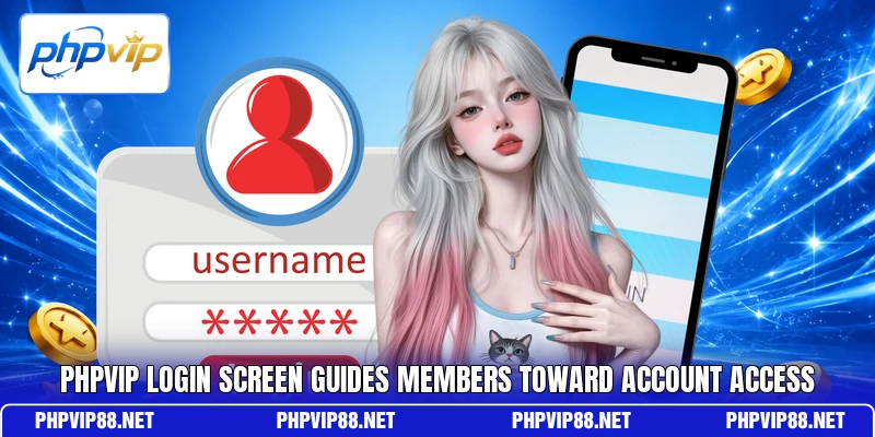 Phpvip login screen guides members toward account access Phpvip login screen guides members toward account access