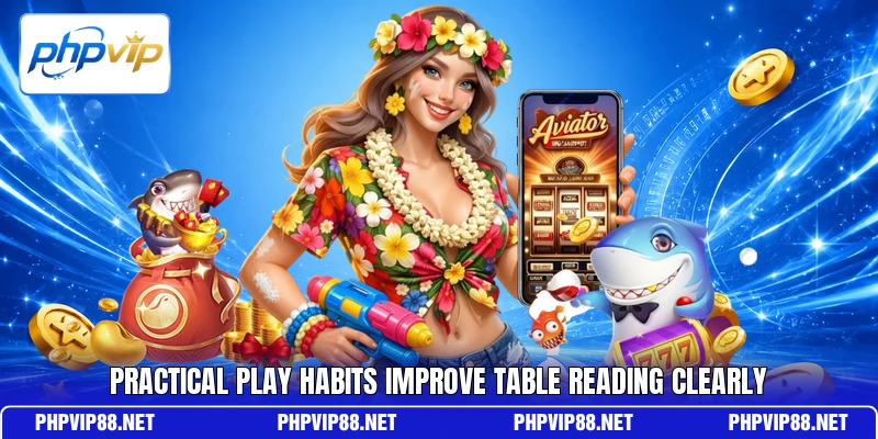 Practical play habits improve table reading clearly Practical play habits improve table reading clearly