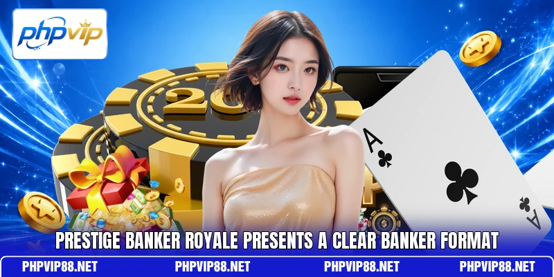 Prestige Banker Royale presents a clear banker format Prestige Banker Royale presents a clear banker format