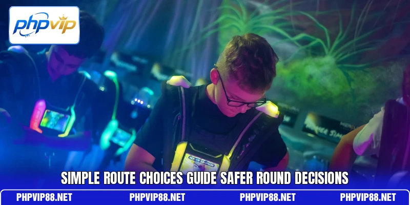 Simple route choices guide safer round decisions Simple route choices guide safer round decisions