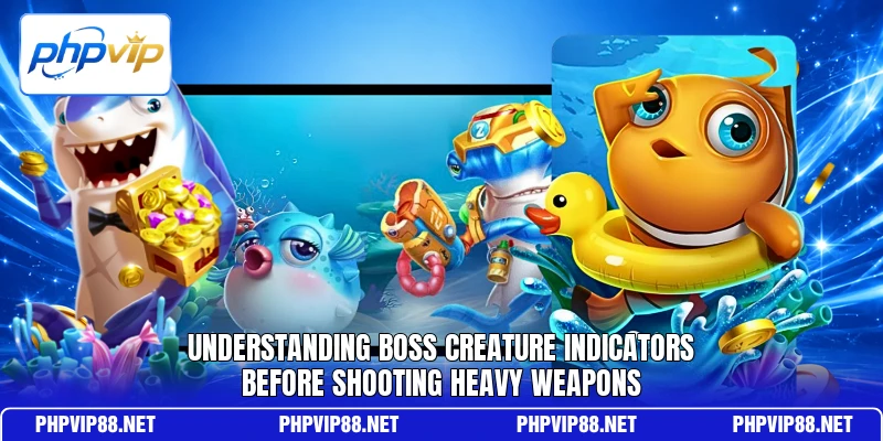 Understanding boss creature indicators before shooting heavy weapons Understanding boss creature indicators before shooting heavy weapons